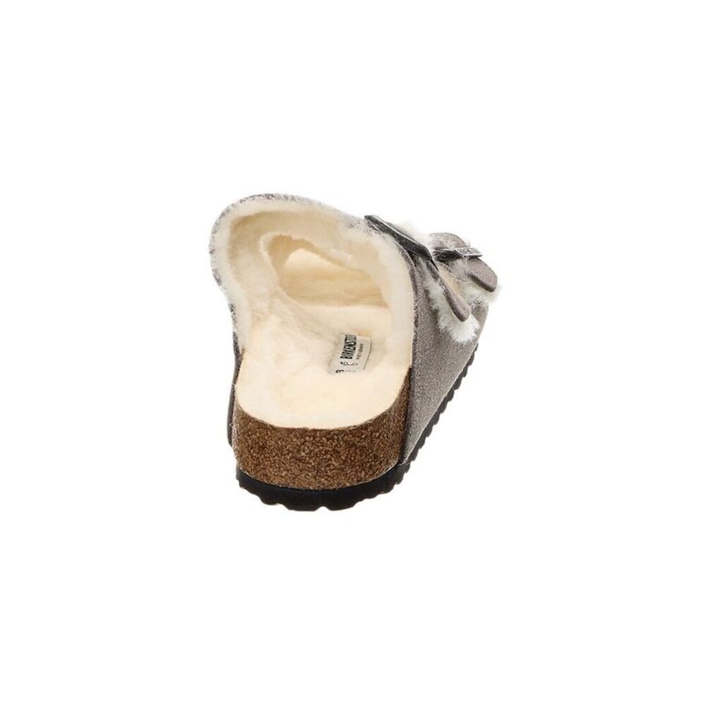 Birkenstock Arizona Suede & Shearling Sandal - Picture 3 of 5